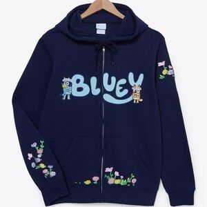 Unisex Bluey Floral Zip Hoodie — BoxLunch Exclusive